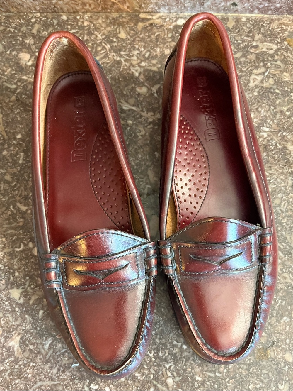 Dexter Women's Burgundy Penny Loafers
